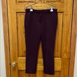 Ann Taylor Elegant Burgundy Women's Pants